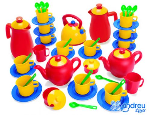 Jogo dantoy conjunto de jantar 12 servicos 82 pecas 29x38x9 cm , Dantoy , 68256 , 5701217069525